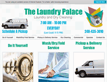 Tablet Screenshot of laundry-palace.com